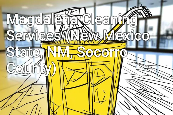 Magdalena Cleaning Services (New Mexico State, NM, Socorro County)