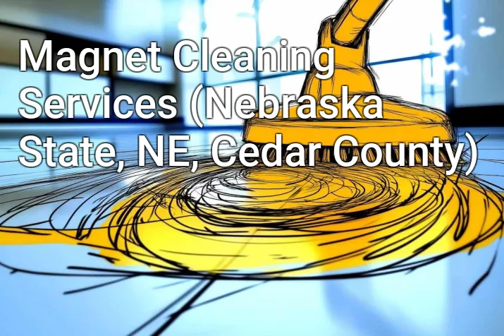 Magnet Cleaning Services (Nebraska State, NE, Cedar County)