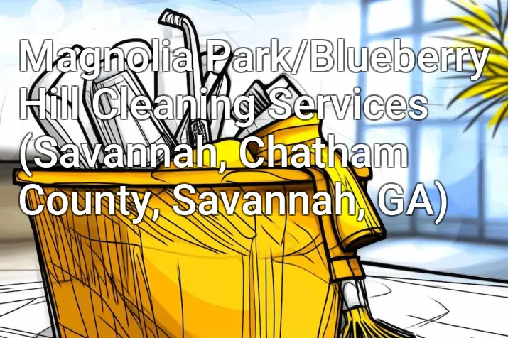 Magnolia Park/Blueberry Hill Cleaning Services (Savannah, Chatham County, Savannah, GA)