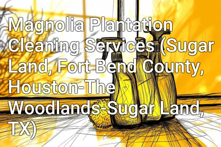 Magnolia Plantation Cleaning Services (Sugar Land, Fort Bend County, Houston-The Woodlands-Sugar Land, TX)