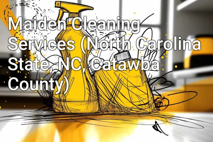 Maiden Cleaning Services (North Carolina State, NC, Catawba County)