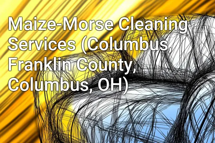 Maize-Morse Cleaning Services (Columbus, Franklin County, Columbus, OH)