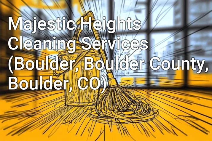 Majestic Heights Cleaning Services (Boulder, Boulder County, Boulder, CO)