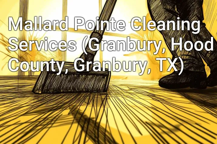 Mallard Pointe Cleaning Services (Granbury, Hood County, Granbury, TX)