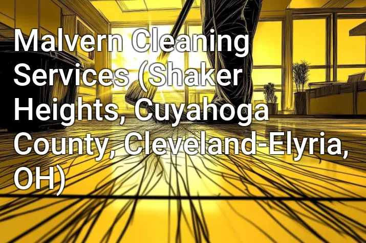 Malvern Cleaning Services (Shaker Heights, Cuyahoga County, Cleveland-Elyria, OH)