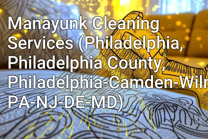 Manayunk Cleaning Services (Philadelphia, Philadelphia County, Philadelphia-Camden-Wilmington, PA-NJ-DE-MD)
