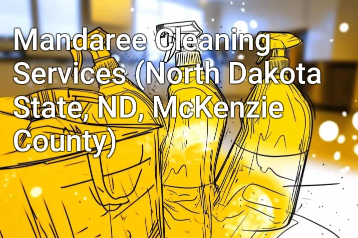 Mandaree Cleaning Services (North Dakota State, ND, McKenzie County)