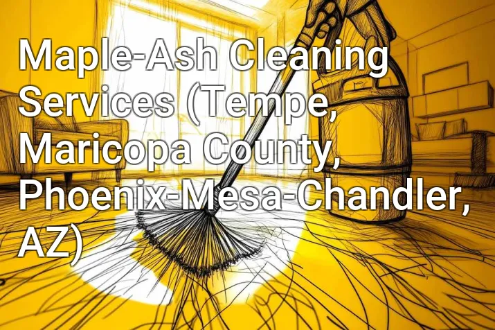 Maple-Ash Cleaning Services (Tempe, Maricopa County, Phoenix-Mesa-Chandler, AZ)