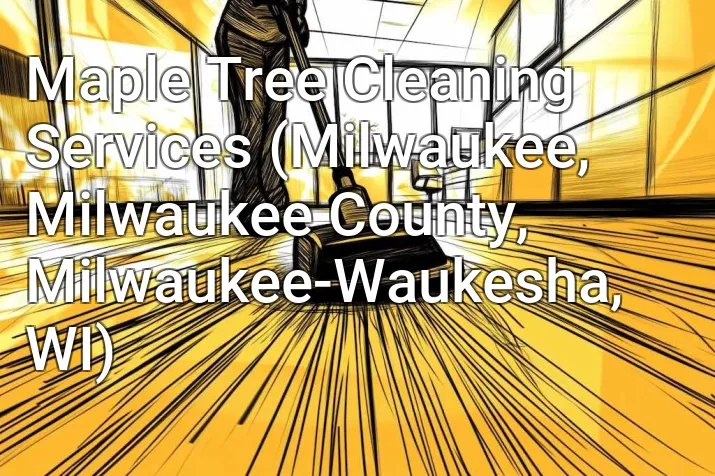 Maple Tree Cleaning Services (Milwaukee, Milwaukee County, Milwaukee-Waukesha, WI)