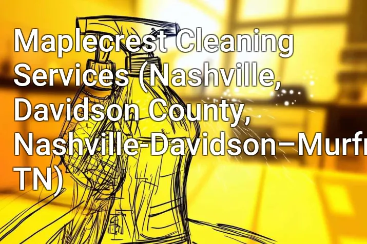 Maplecrest Cleaning Services (Nashville, Davidson County, Nashville-Davidson–Murfreesboro–Franklin, TN)