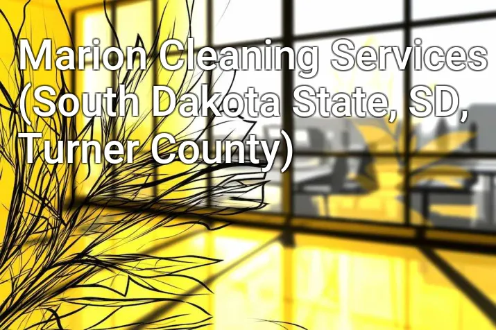 Marion Cleaning Services (South Dakota State, SD, Turner County)