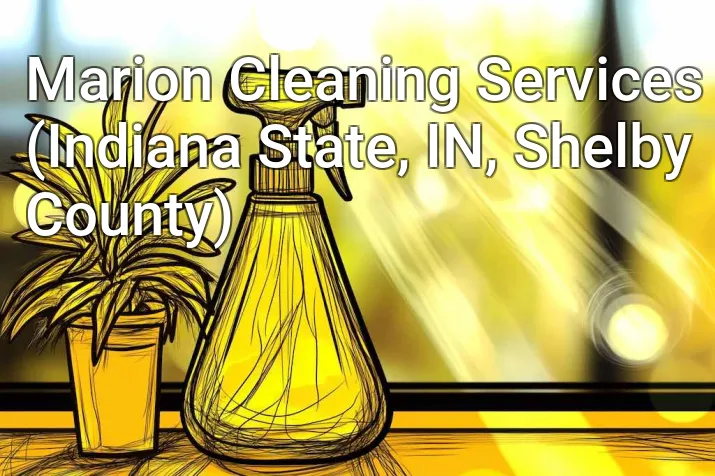 Marion Cleaning Services (Indiana State, IN, Shelby County)