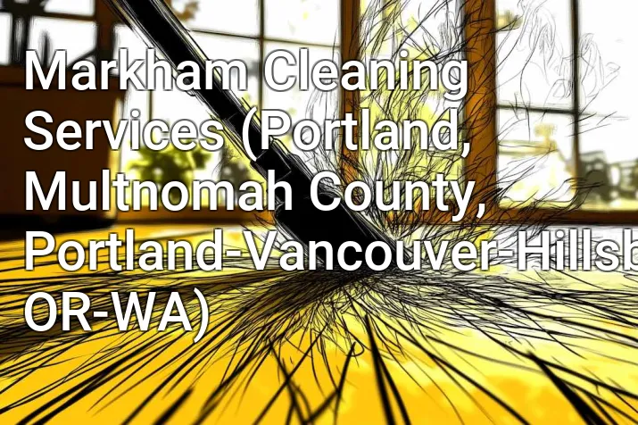 Markham Cleaning Services (Portland, Multnomah County, Portland-Vancouver-Hillsboro, OR-WA)