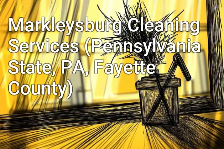Markleysburg Cleaning Services (Pennsylvania State, PA, Fayette County)