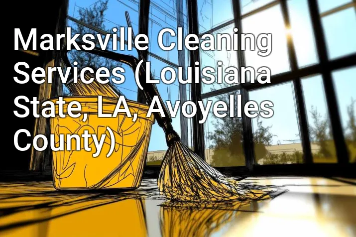 Marksville Cleaning Services (Louisiana State, LA, Avoyelles County)