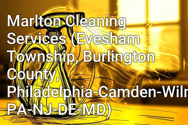 Marlton Cleaning Services (Evesham Township, Burlington County, Philadelphia-Camden-Wilmington, PA-NJ-DE-MD)