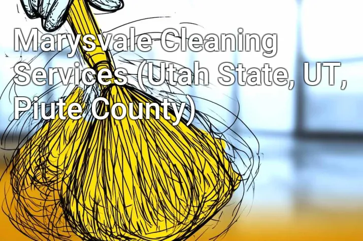 Marysvale Cleaning Services (Utah State, UT, Piute County)