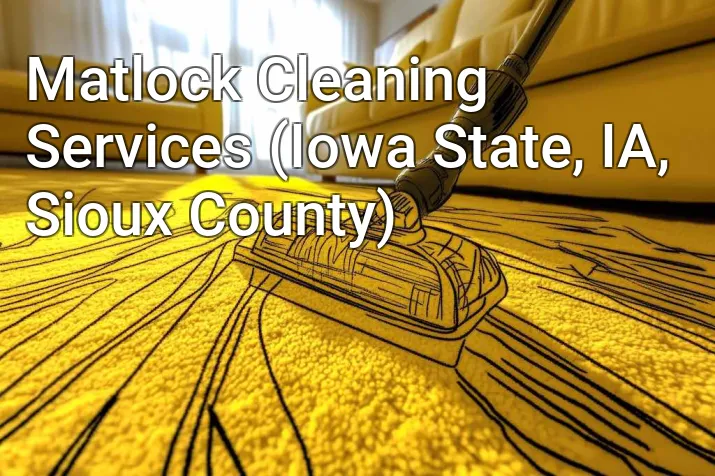 Matlock Cleaning Services (Iowa State, IA, Sioux County)