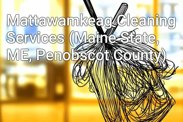 Mattawamkeag Cleaning Services (Maine State, ME, Penobscot County)