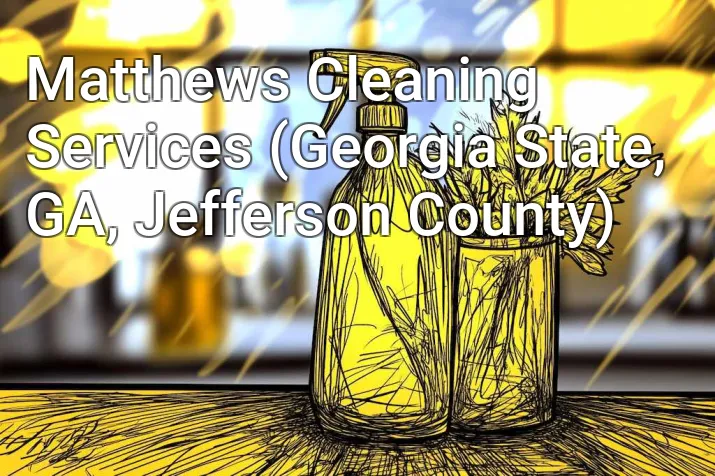 Matthews Cleaning Services (Georgia State, GA, Jefferson County)