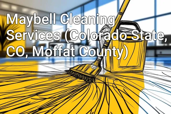 Maybell Cleaning Services (Colorado State, CO, Moffat County)