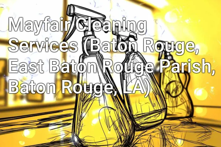 Mayfair Cleaning Services (Baton Rouge, East Baton Rouge Parish, Baton Rouge, LA)