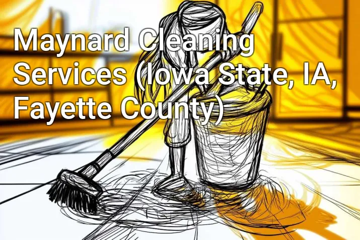 Maynard Cleaning Services (Iowa State, IA, Fayette County)