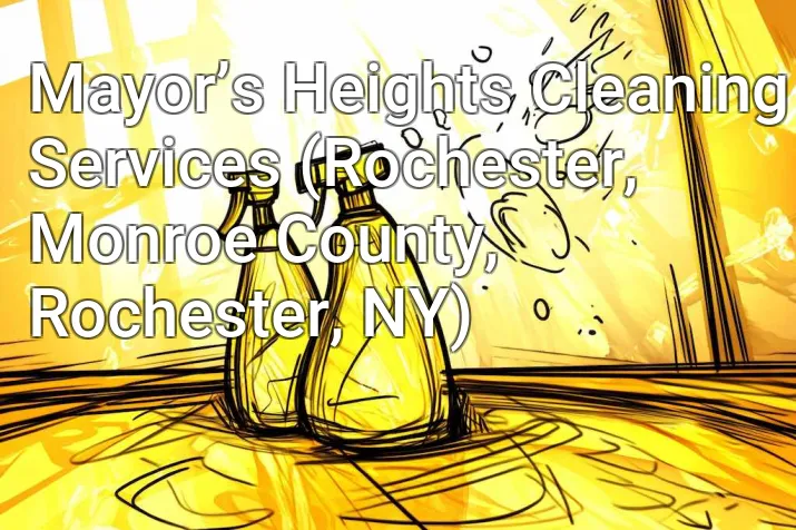 Mayor’s Heights Cleaning Services (Rochester, Monroe County, Rochester, NY)