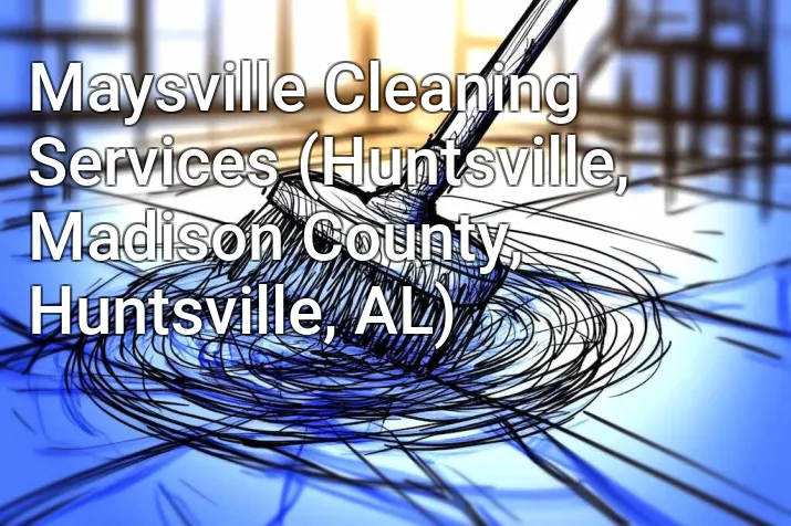 Maysville Cleaning Services (Huntsville, Madison County, Huntsville, AL)