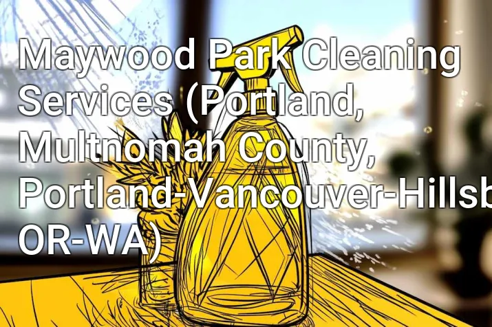 Maywood Park Cleaning Services (Portland, Multnomah County, Portland-Vancouver-Hillsboro, OR-WA)
