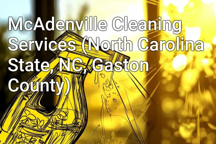 McAdenville Cleaning Services (North Carolina State, NC, Gaston County)