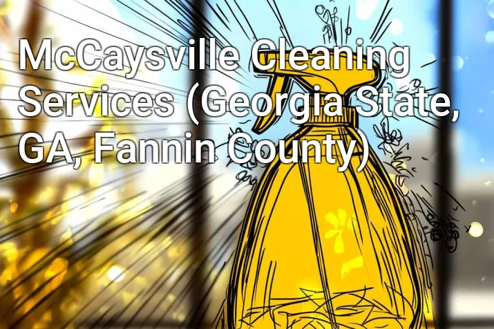 McCaysville Cleaning Services (Georgia State, GA, Fannin County)