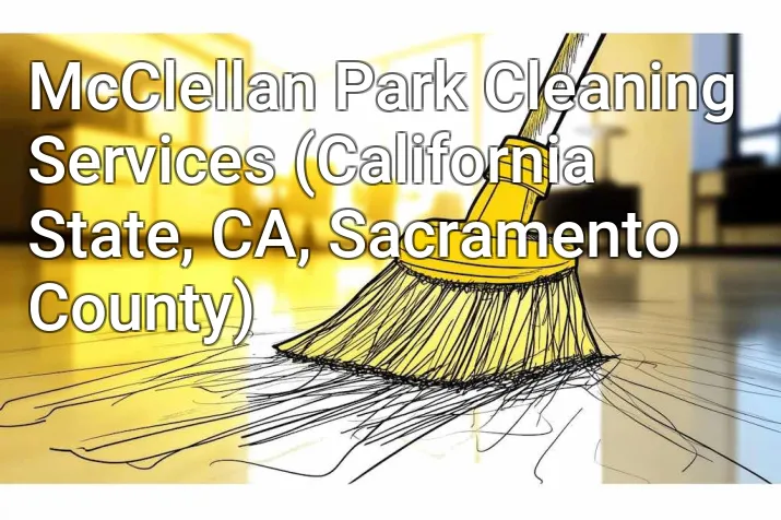 McClellan Park Cleaning Services (California State, CA, Sacramento County)