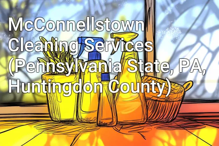 McConnellstown Cleaning Services (Pennsylvania State, PA, Huntingdon County)