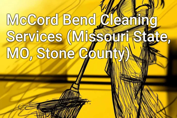 McCord Bend Cleaning Services (Missouri State, MO, Stone County)