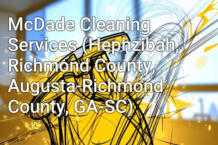 McDade Cleaning Services (Hephzibah, Richmond County, Augusta-Richmond County, GA-SC)