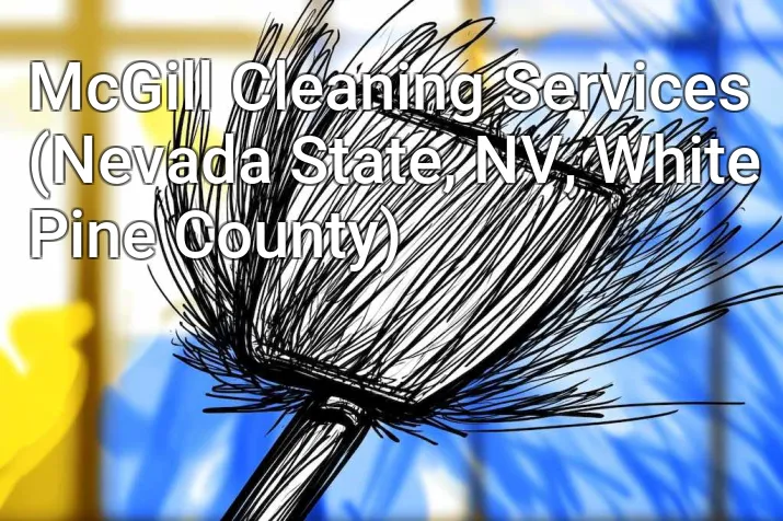 McGill Cleaning Services (Nevada State, NV, White Pine County)