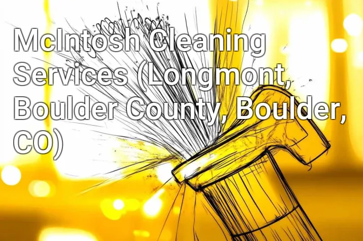 McIntosh Cleaning Services (Longmont, Boulder County, Boulder, CO)