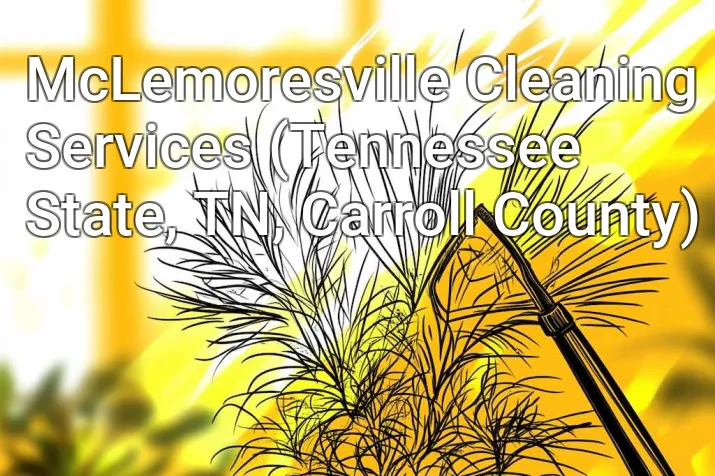 McLemoresville Cleaning Services (Tennessee State, TN, Carroll County)