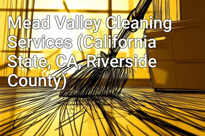 Mead Valley Cleaning Services (California State, CA, Riverside County)