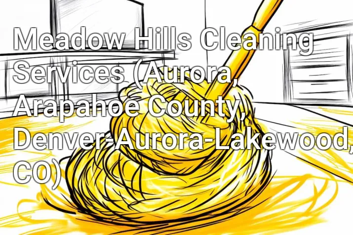 Meadow Hills Cleaning Services (Aurora, Arapahoe County, Denver-Aurora-Lakewood, CO)