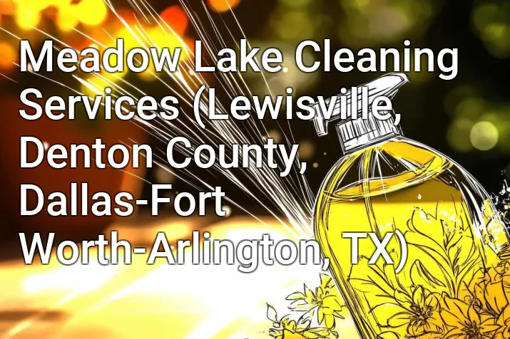 Meadow Lake Cleaning Services (Lewisville, Denton County, Dallas-Fort Worth-Arlington, TX)