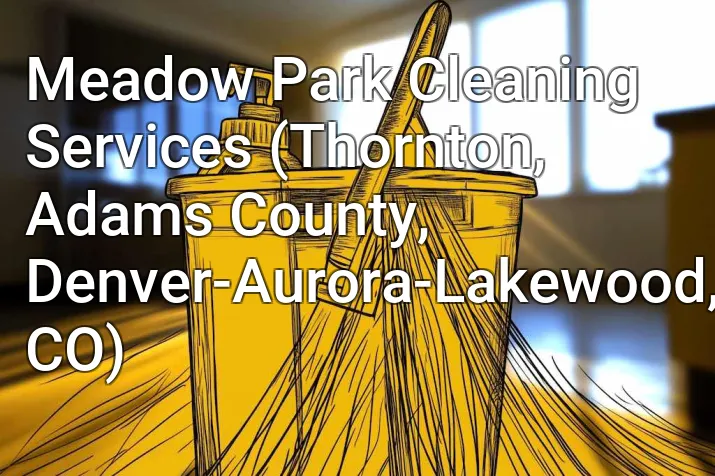 Meadow Park Cleaning Services (Thornton, Adams County, Denver-Aurora-Lakewood, CO)