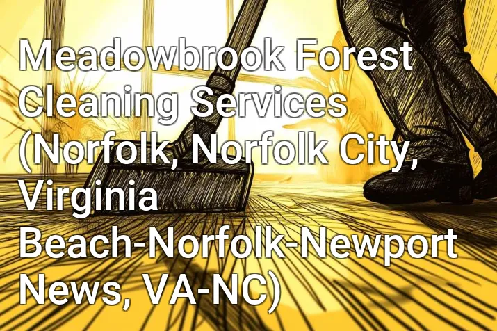 Meadowbrook Forest Cleaning Services (Norfolk, Norfolk City, Virginia Beach-Norfolk-Newport News, VA-NC)