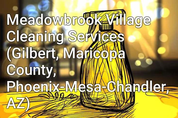 Meadowbrook Village Cleaning Services (Gilbert, Maricopa County, Phoenix-Mesa-Chandler, AZ)