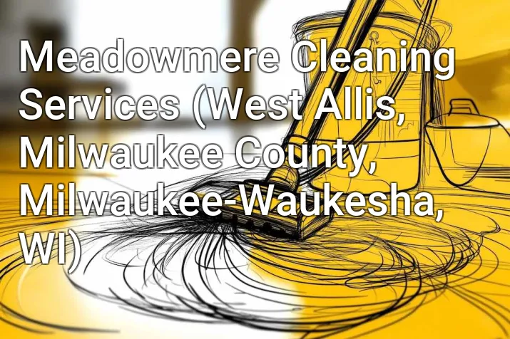 Meadowmere Cleaning Services (West Allis, Milwaukee County, Milwaukee-Waukesha, WI)