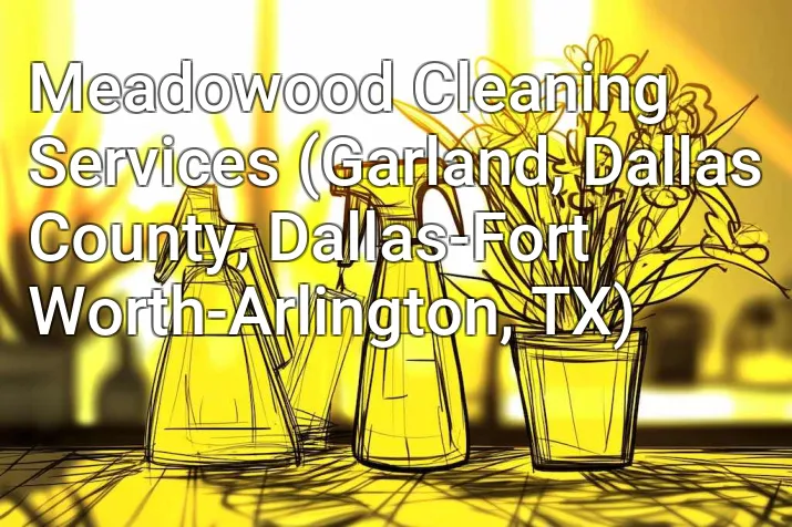 Meadowood Cleaning Services (Garland, Dallas County, Dallas-Fort Worth-Arlington, TX)