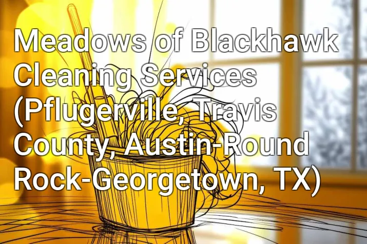 Meadows of Blackhawk Cleaning Services (Pflugerville, Travis County, Austin-Round Rock-Georgetown, TX)