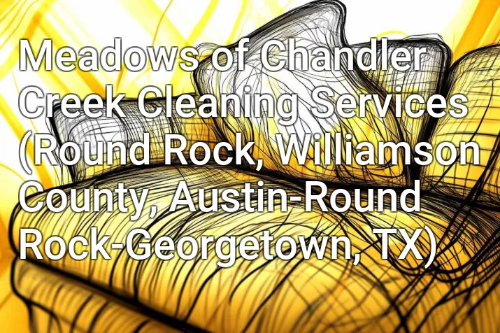 Meadows of Chandler Creek Cleaning Services (Round Rock, Williamson County, Austin-Round Rock-Georgetown, TX)