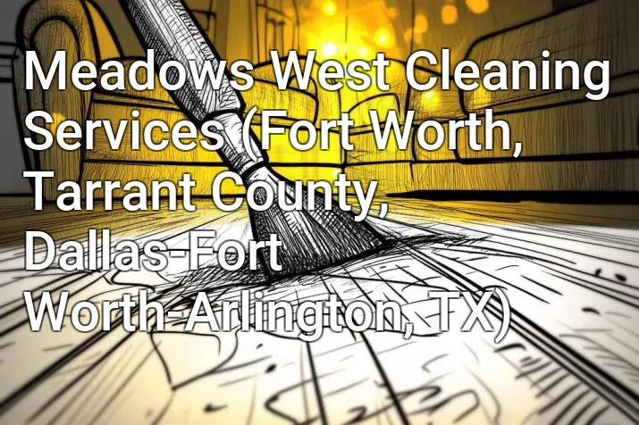 Meadows West Cleaning Services (Fort Worth, Tarrant County, Dallas-Fort Worth-Arlington, TX)